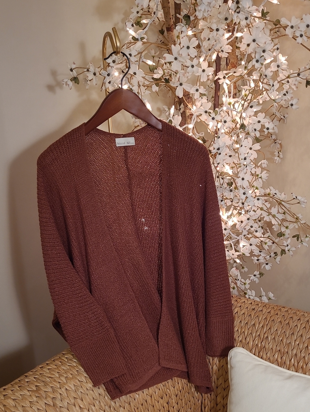 Magnolia Boutique Short Cardigan with Dolman Sleeves